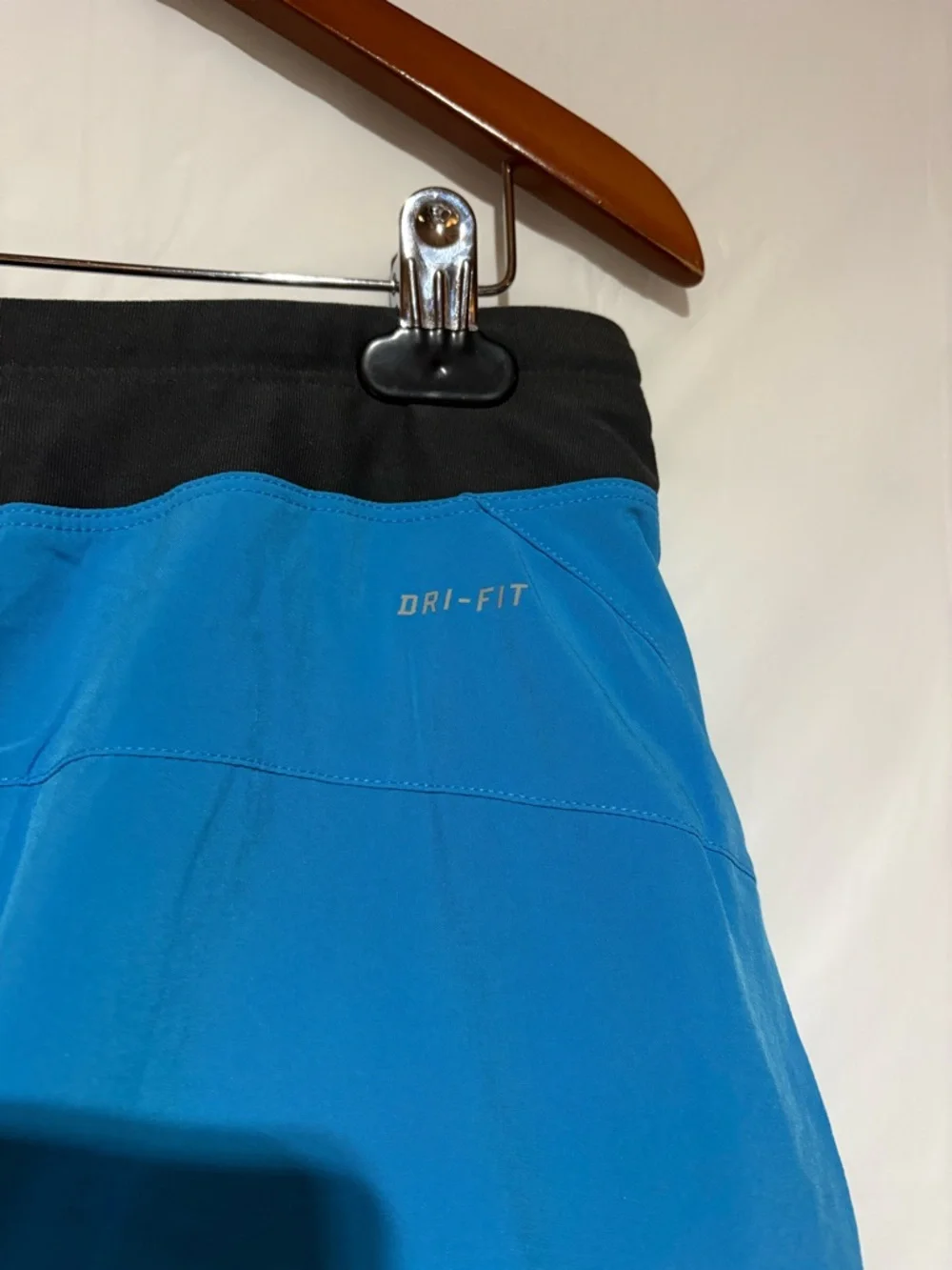 Nike Blue Athletic Skort with Black Waistband - Picture 6 of 9